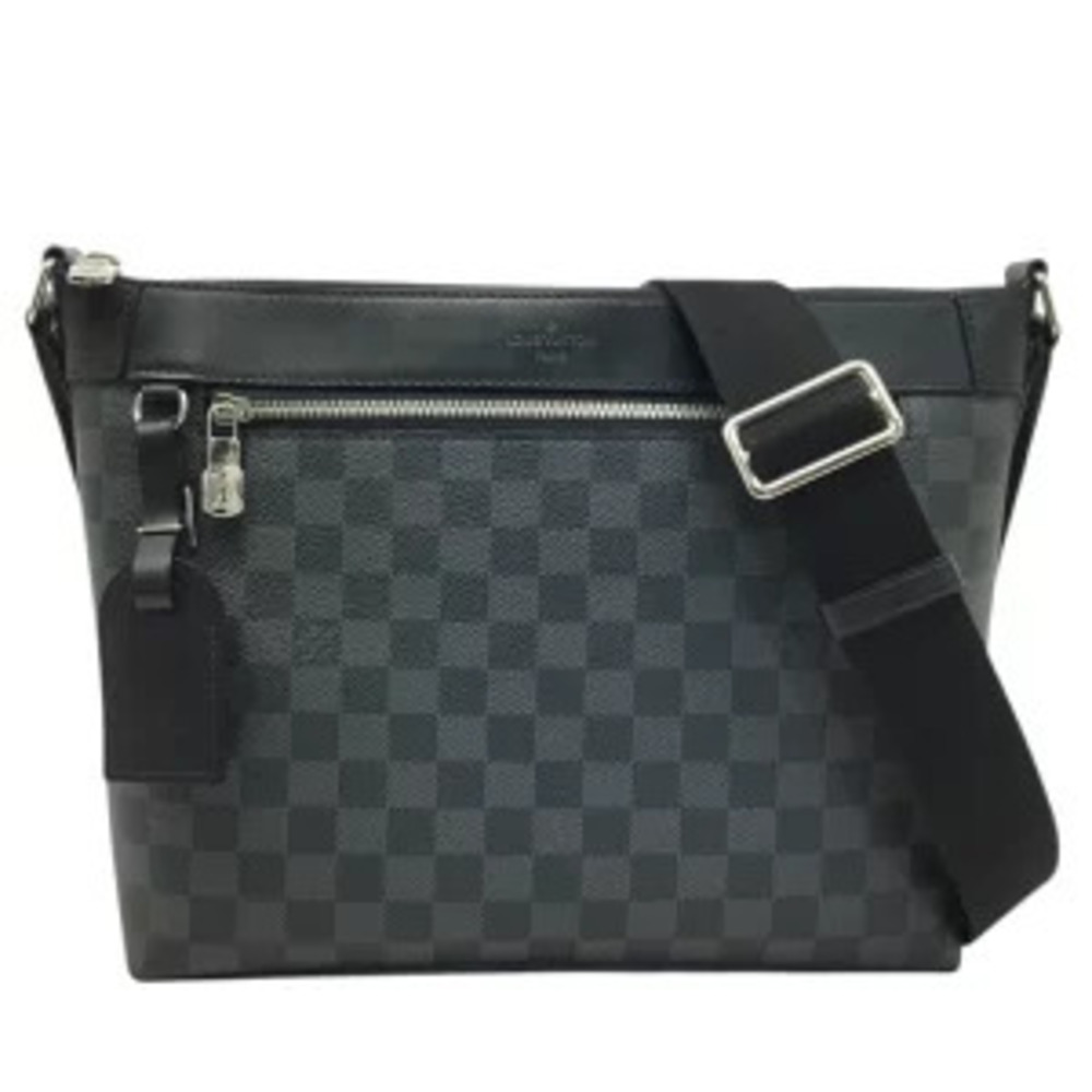 LOUIS VUITTON Mick Shoulder Bag Damier Graphite Black